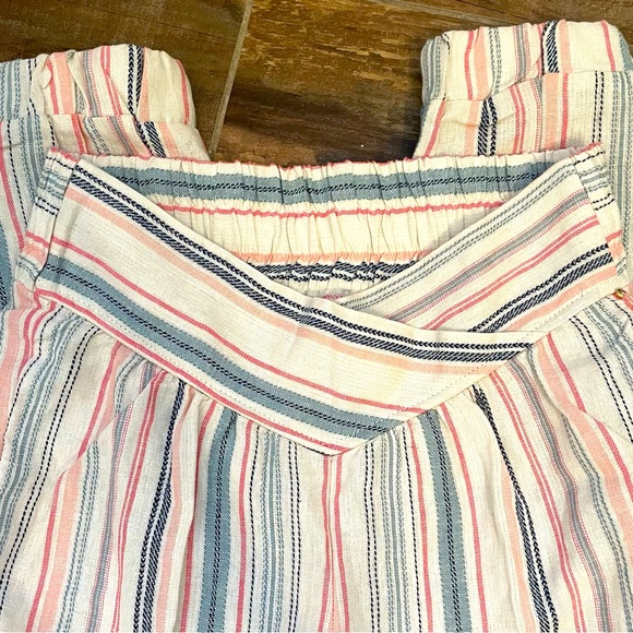 Striped Linen Joggers - Picture 4 of 7